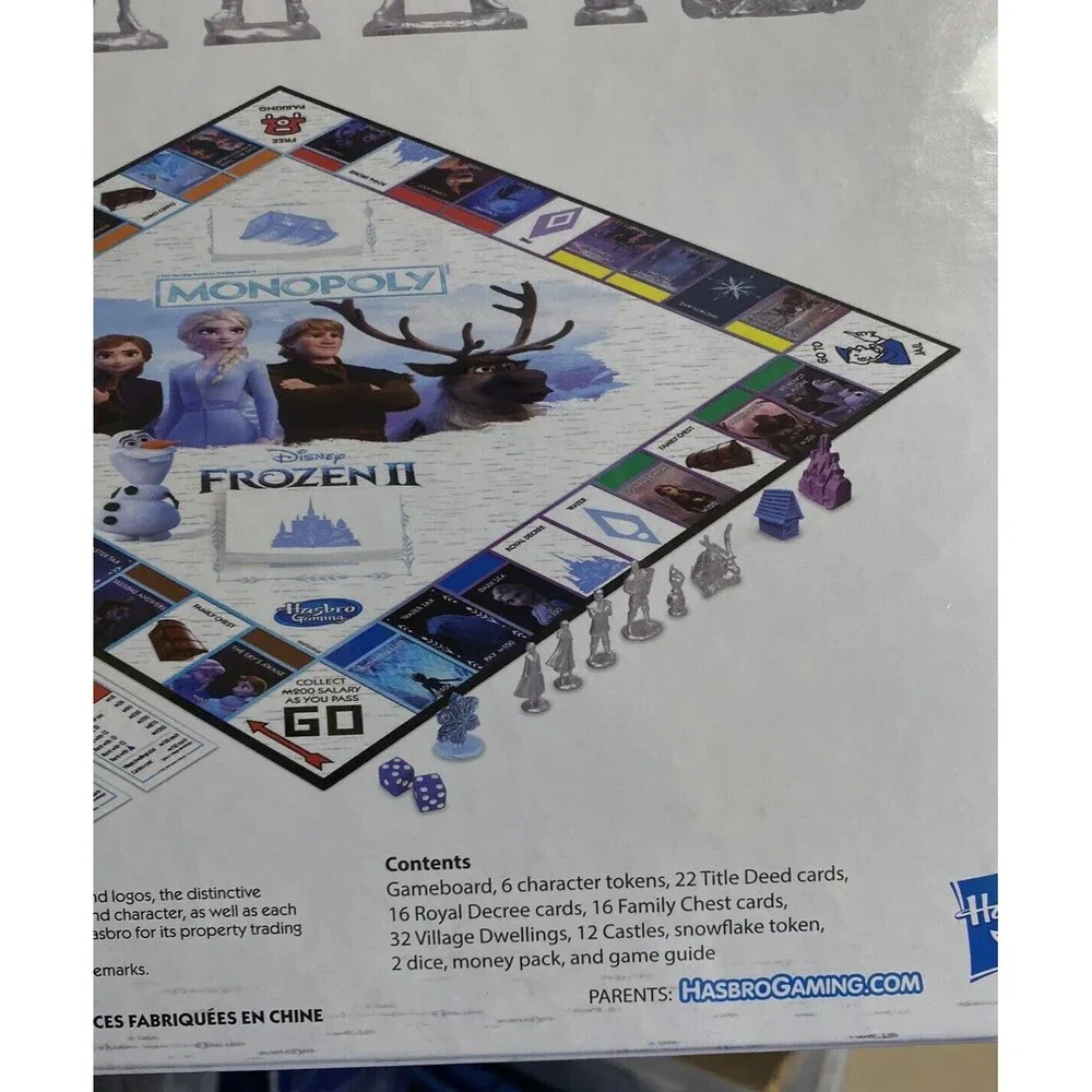MONOPOLY Disney Frozen 2 Edition - Play Monopoly With Elsa - New Factory Sealed!